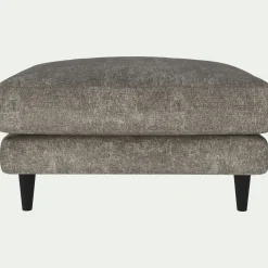 Pouf en tissu genesis - beige alpilles