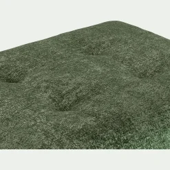 Pouf en tissu Genesis avec coffre - vert cèdre