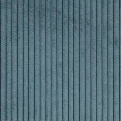 Pouf en velours côtelé - bleu