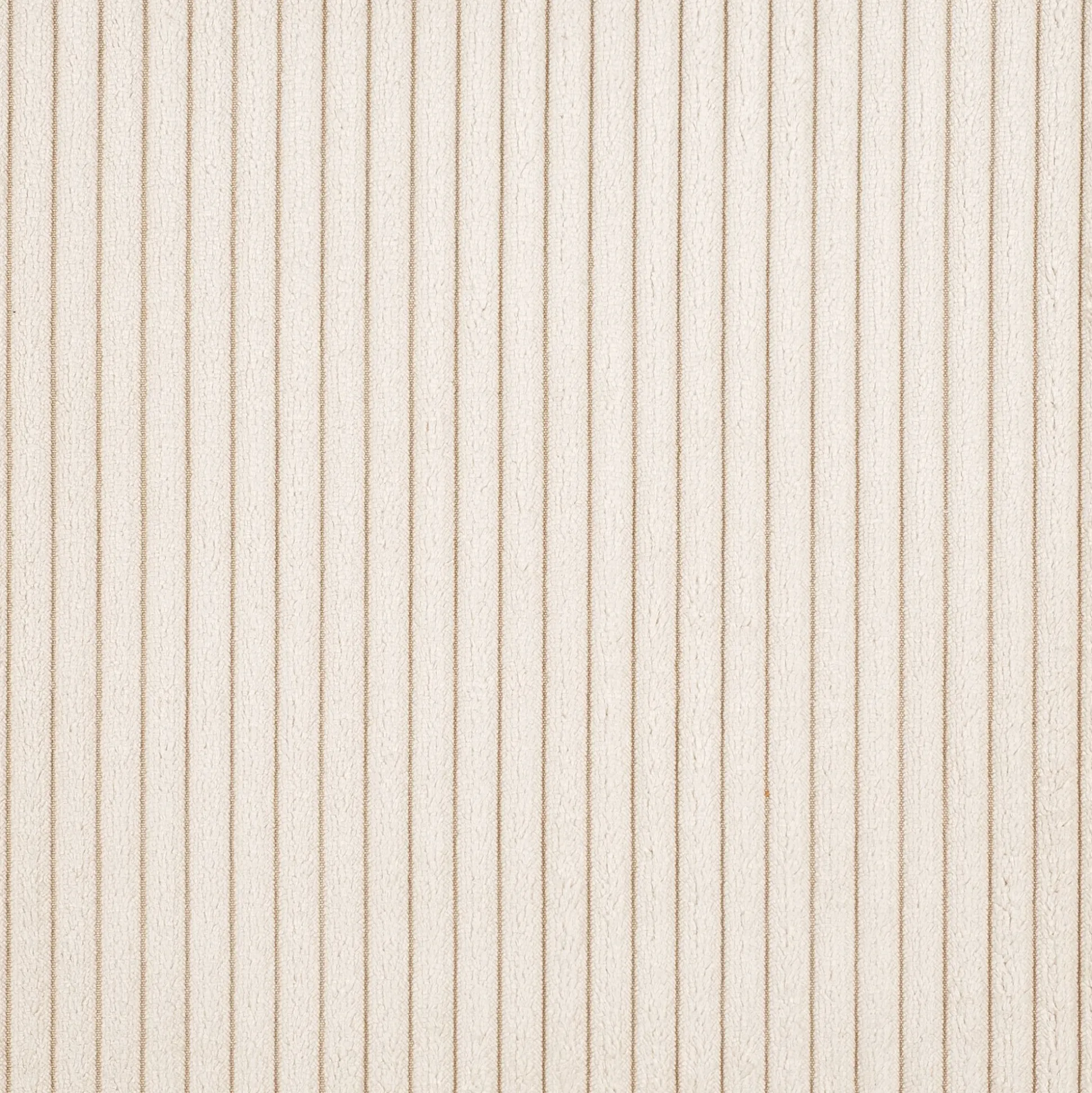 Pouf rectangulaire en velours côtelé Azores - beige