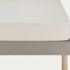 Protège-matelas en coton bio 160x200cm bonnet 30cm