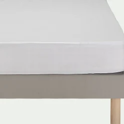 Protège-matelas imperméable en coton recyclé 90x140cm bonnet 19cm
