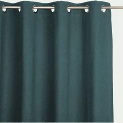 Rideau à œillets en coton 140x250cm - vert