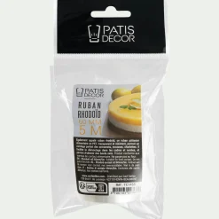 Ruban rhodoïd l5m - transparent