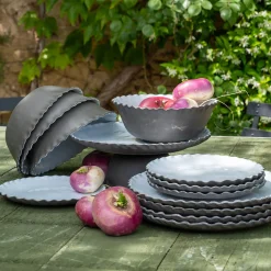 Saladier en grès D21,5cm - blanc