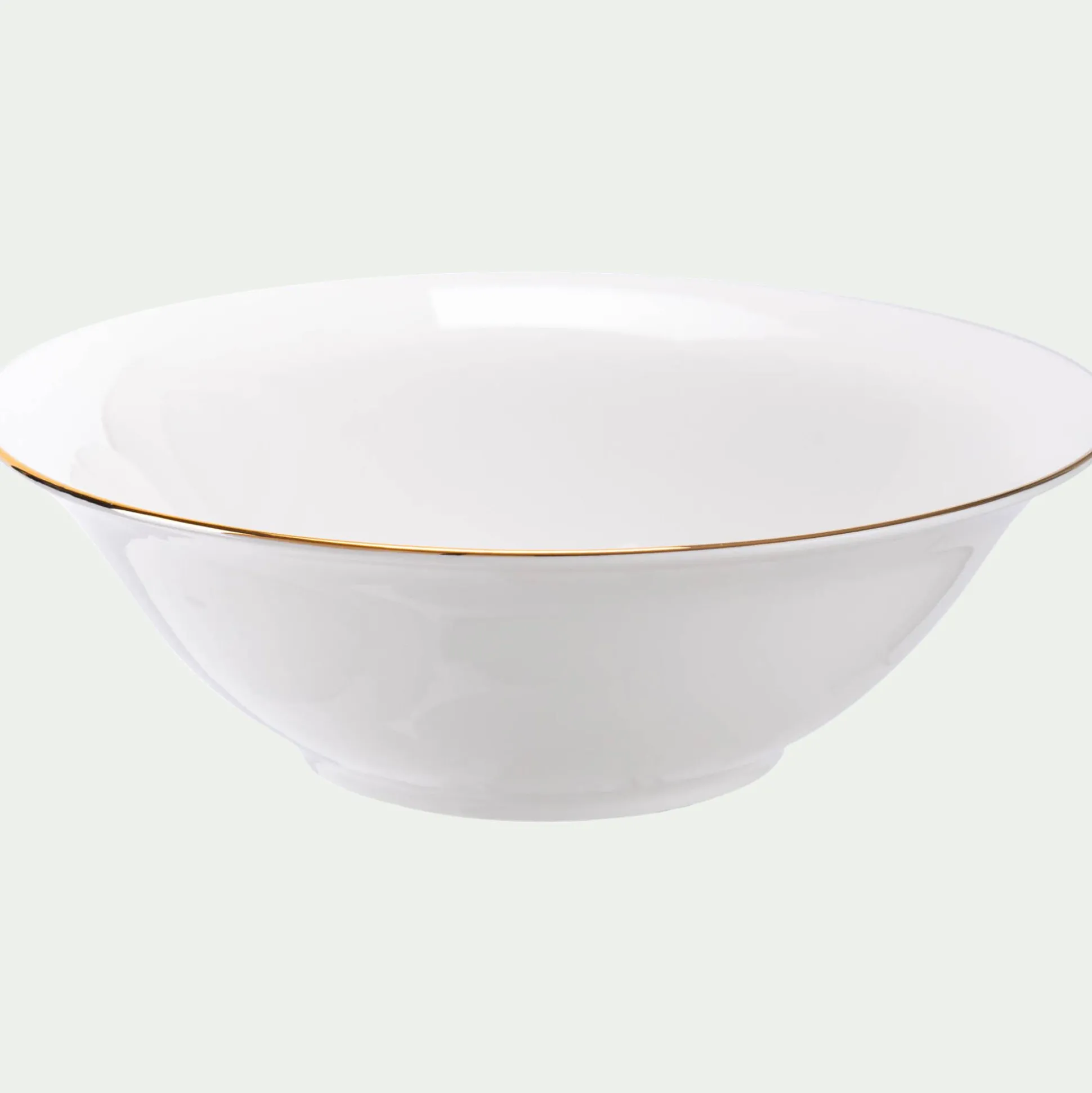 Saladier en porcelaine D23cm - blanc