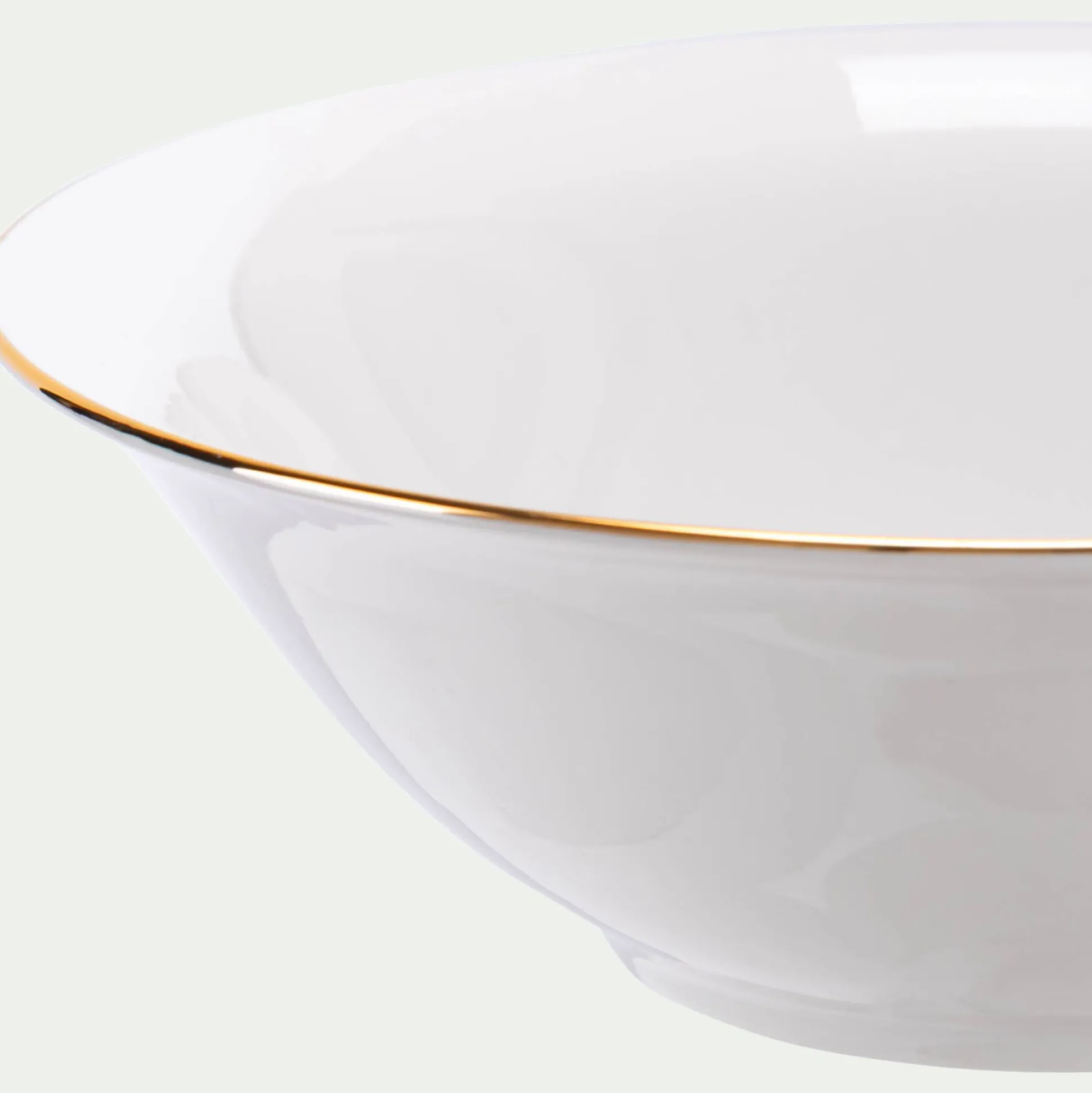 Saladier en porcelaine D23cm - blanc