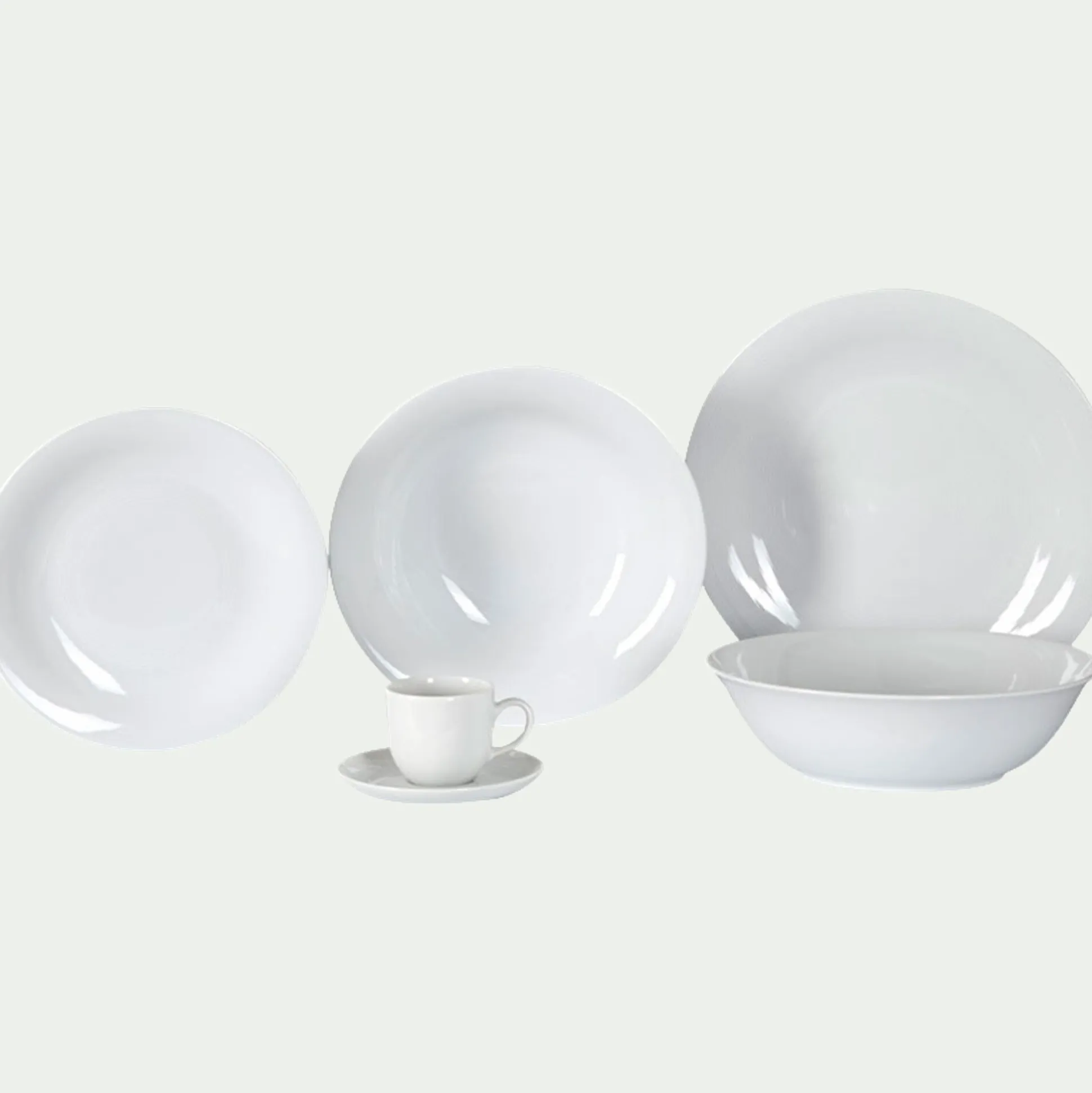 Saladier en porcelaine qualité hôtelière D23cm - blanc