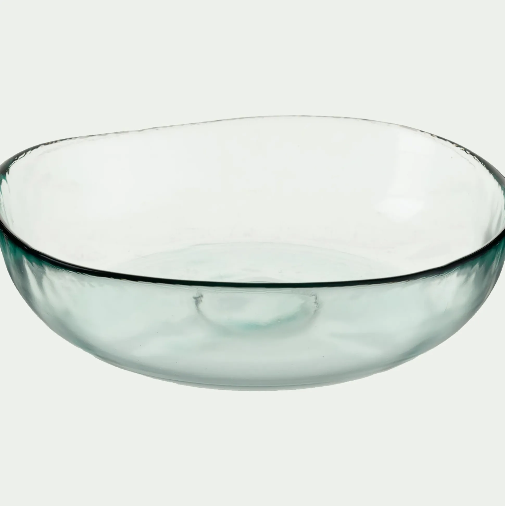 Saladier en verre D30cm - transparent