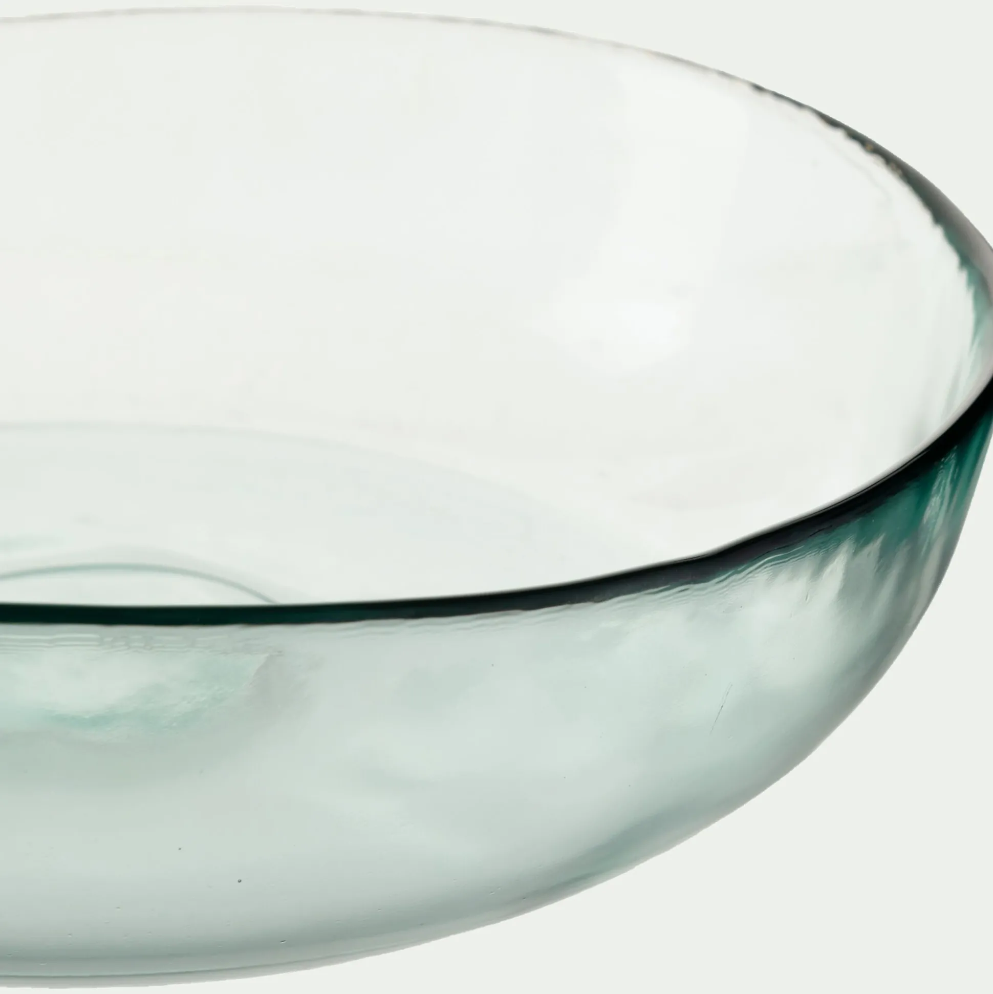 Saladier en verre D30cm - transparent