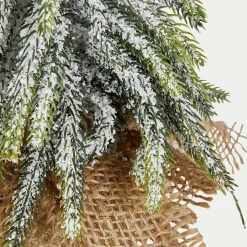 Sapin artificiel à poser D16xH27cm - blanc