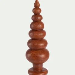 Sapin décoratif à poser contemporain en polyrésine H26cm - naturel