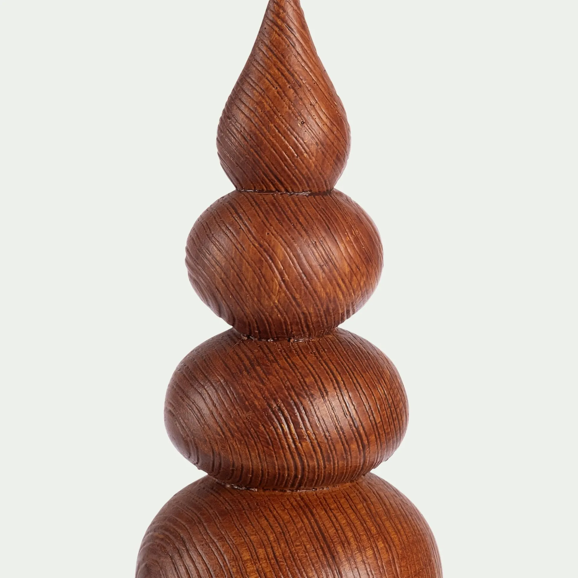 Sapin décoratif à poser contemporain en polyrésine H26cm - naturel