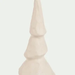 Sapin décoratif à poser en aluminium H18,5cm - blanc