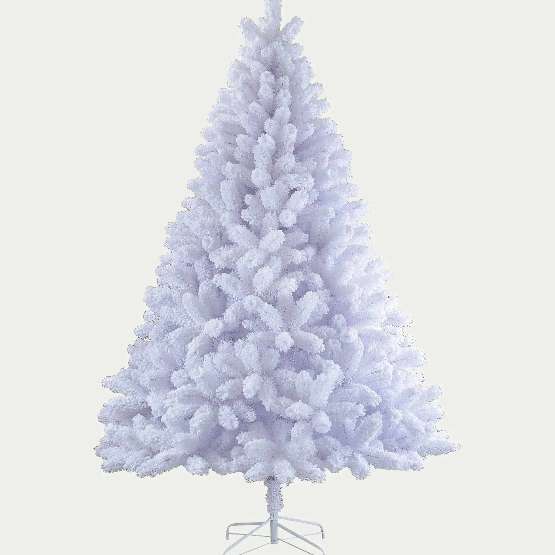 Sapin de Noël artificiel enneigé D117xH180cm - blanc