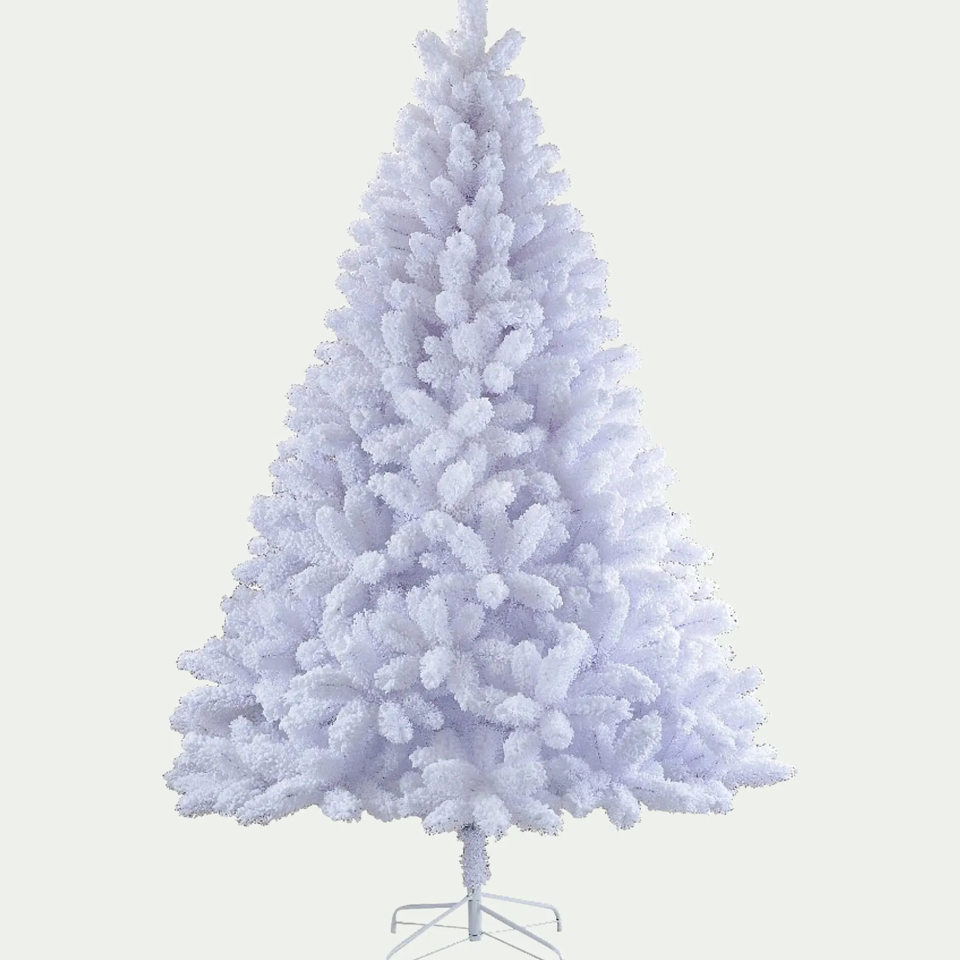Sapin de Noël artificiel enneigé D117xH180cm - blanc