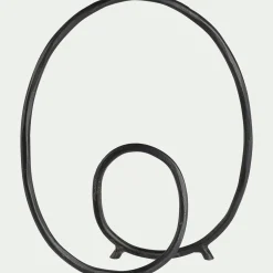 Sculpture décorative en fer H30cm - noir