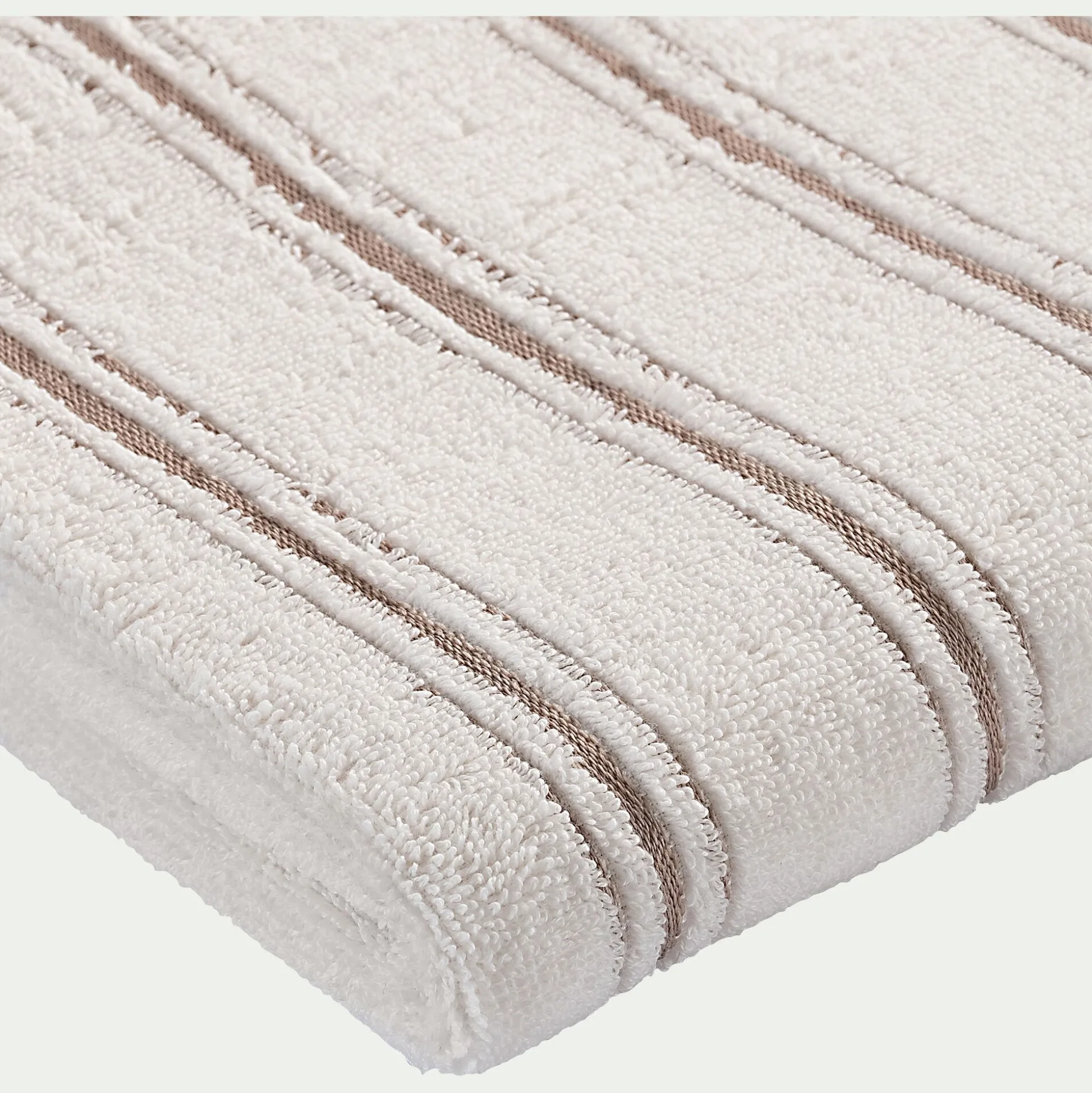 Serviette de toilette en coton 50x100cm - blanc ventoux