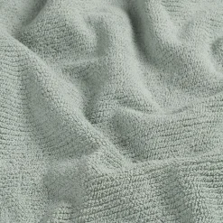 Serviette de toilette en bouclettes de coton bio 50x90cm - vert olivier