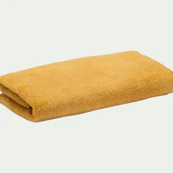 Serviette de toilette en coton 50x100cm - jaune blé