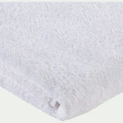 Serviette de toilette qualité hôtelière en coton - blanc 50x100cm