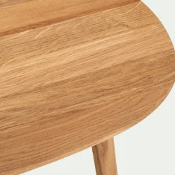 Set de 2 tables basses gigognes en chêne - bois clair