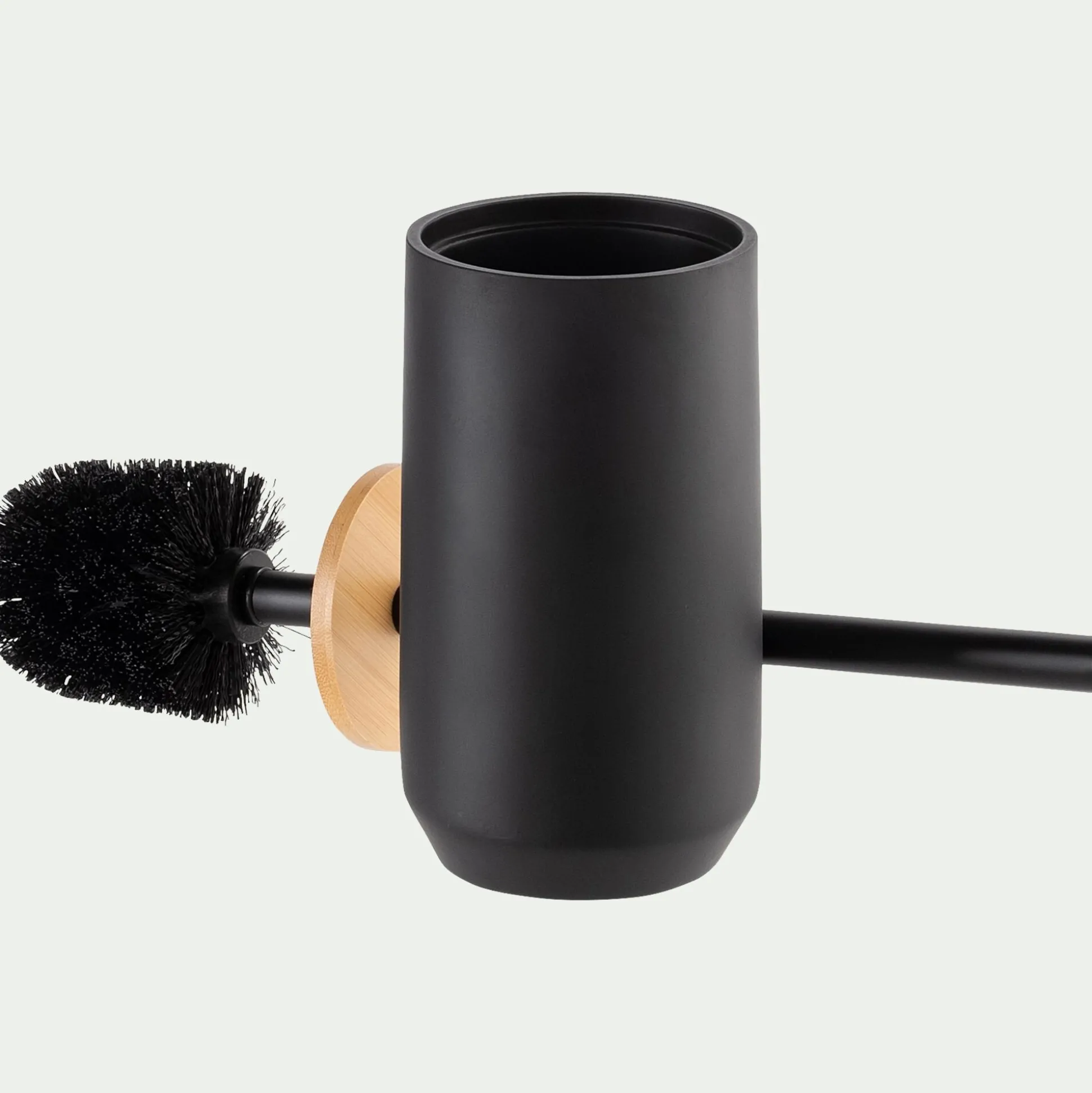 Set de salle de bain en polyresine - noir