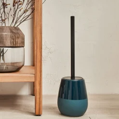 Set de salle de bain en grès - bleu figuerolles