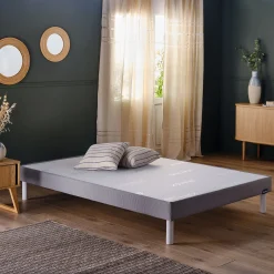 Sommier tapissier Bultex 140x190cm - gris foncé