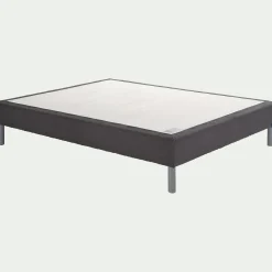 Sommier tapissier Bultex à lattes - gris 160x200cm