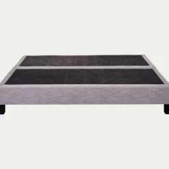 Sommier tapissier ferme alinea 160x200cm - gris granite