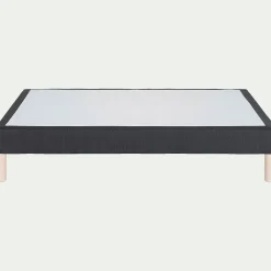 Sommier tapissier 160x200cm - gris anthracite