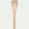 Spatule striée en bois de hêtre 30cm - naturel