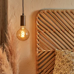 Suspension décorative en bois de chêne - naturel l5xH120cm