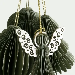 Suspension de Noël en papier H6cm - doré (modèle aléatoire)