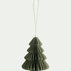 Suspension de Noël en papier H6cm - doré (modèle aléatoire)