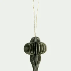 Suspension de Noël en papier H6cm - doré (modèle aléatoire)