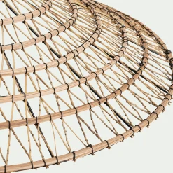 Suspension en fibre de palmier non électrifiée - naturel D88cm