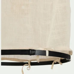 Suspension électrifiée en bambou et en coton D35cm - noir