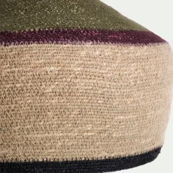 Suspension électrifiée en jonc de mer D30cm - naturel