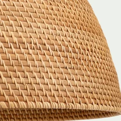 Suspension électrifiée en rotin D60cm - naturel