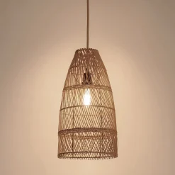 Suspension non électrifiée en rotin D26cm - naturel