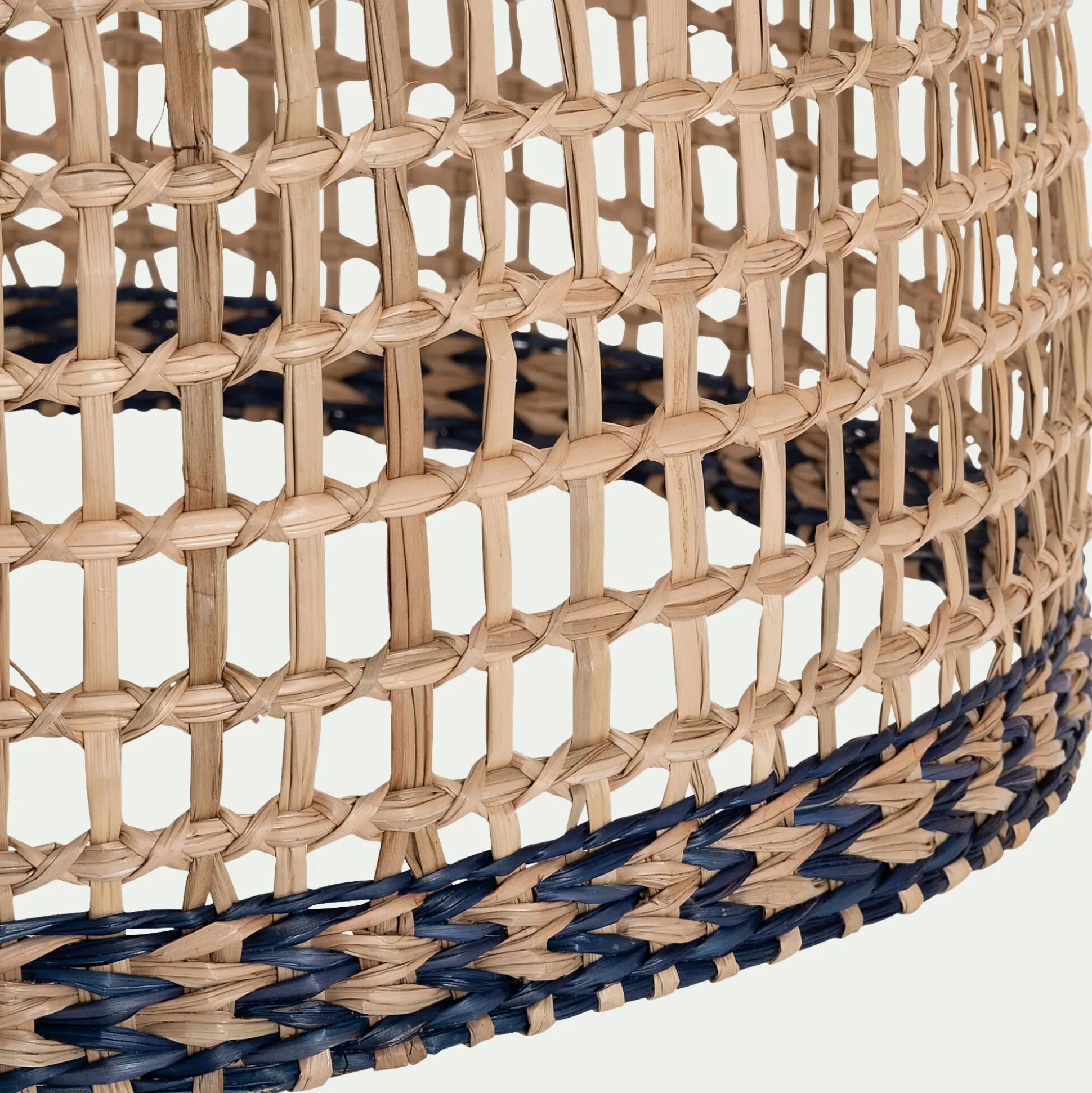 Suspension non électrifiée en jonc de mer D45cm - naturel