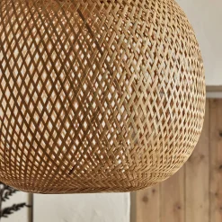 Suspension non électrifiée en bambou D57cm - naturel