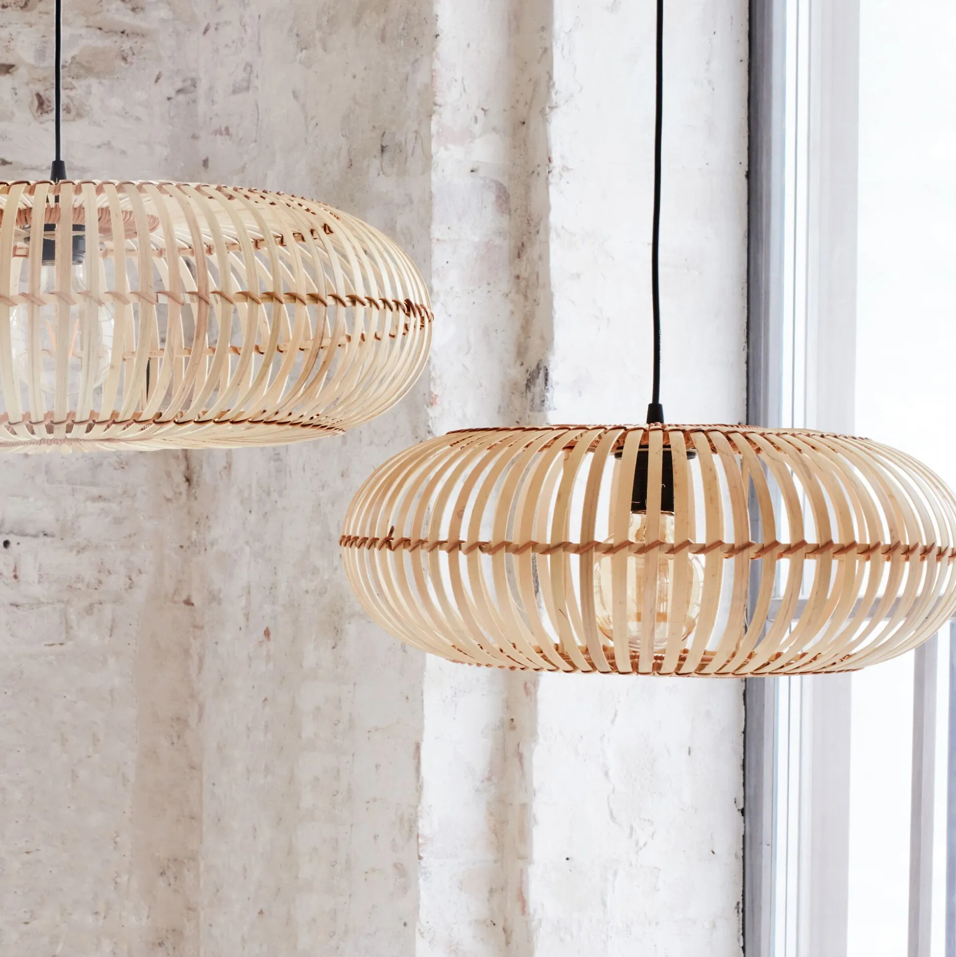 Suspension non-électrifiée en bambou - D45cm