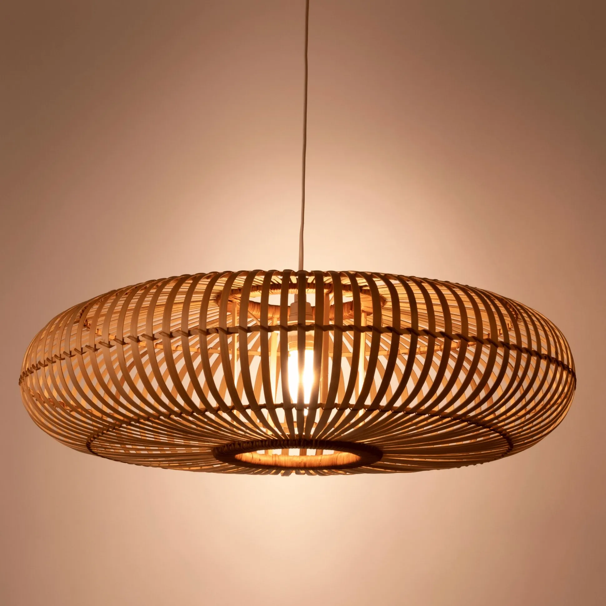 Suspension non-électrifiée en bambou - D45cm