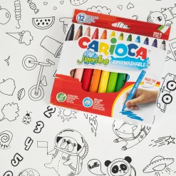 Table à colorier D50xH41,6cm - blanc