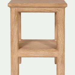 Table de chevet en orme L40xl35xH52cm - bois clair