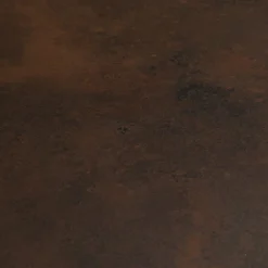 Table de repas extensible en métal et céramique - bronze (10 à 12 places)