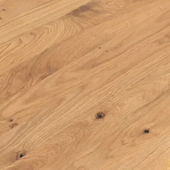 Table de repas extensible en chêne - bois clair (8 à 12 places)